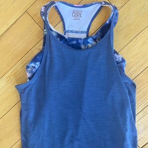 Blue Athleta Girl Tank Top. Medium 8-10